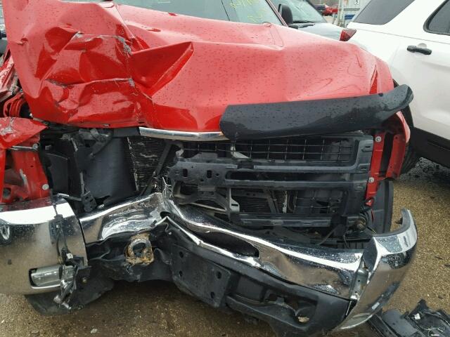 1GCHK23KX7F566261 - 2007 CHEVROLET SILVERADO RED photo 7