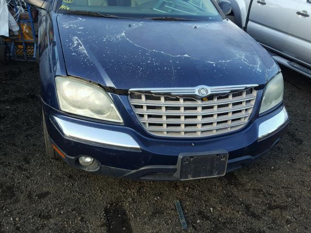 2C8GM68484R628900 - 2004 CHRYSLER PACIFICA BLUE photo 7