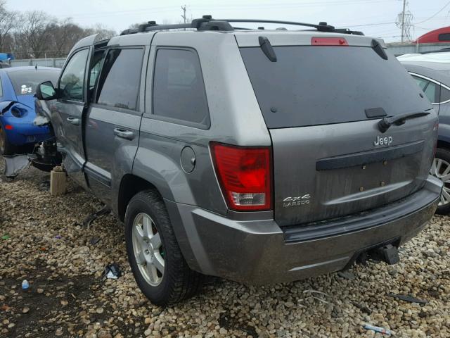 1J8GR48K48C107833 - 2008 JEEP GRAND CHER GRAY photo 3