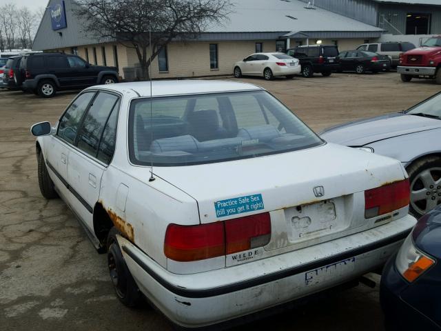 1HGCB7556NA133241 - 1992 HONDA ACCORD LX WHITE photo 3