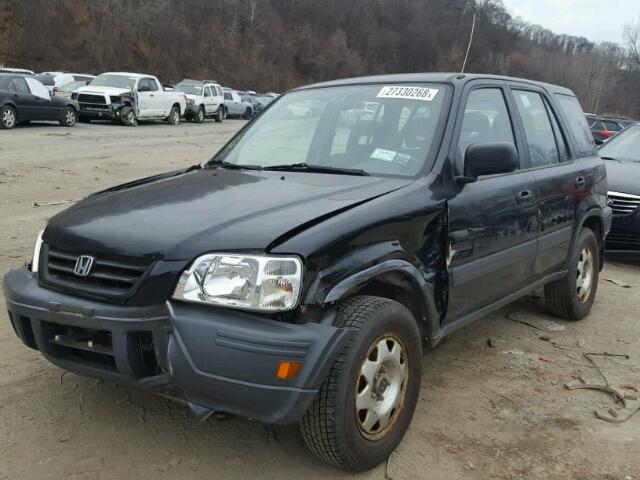 JHLRD1844WC050774 - 1998 HONDA CR-V LX BLACK photo 2