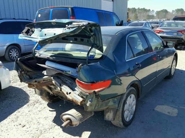 3HGCM56303G711201 - 2003 HONDA ACCORD LX GREEN photo 4