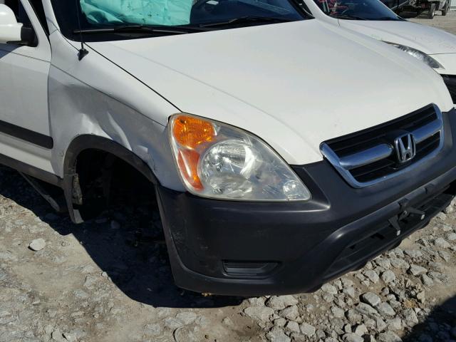 SHSRD78854U214528 - 2004 HONDA CR-V EX WHITE photo 9