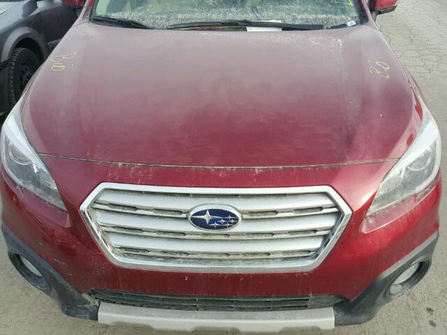 4S4BSAKC9H3414741 - 2017 SUBARU OUTBACK 2. RED photo 7