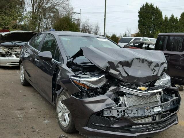 1G1BE5SM0H7164304 - 2017 CHEVROLET CRUZE LT BLACK photo 1