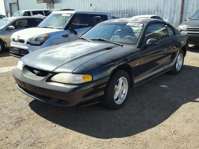 1FALP42X1VF154883 - 1997 FORD MUSTANG GT BLACK photo 2