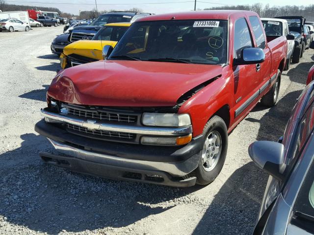 2GCEC19T521156350 - 2002 CHEVROLET SILVERADO SILVER photo 2