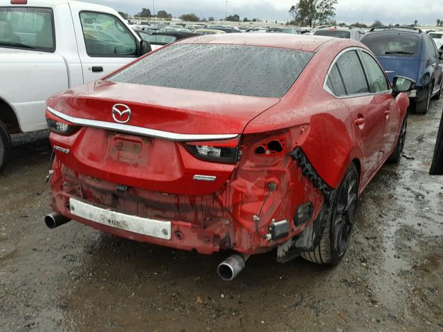 JM1GJ1V6XE1118301 - 2014 MAZDA 6 TOURING RED photo 4