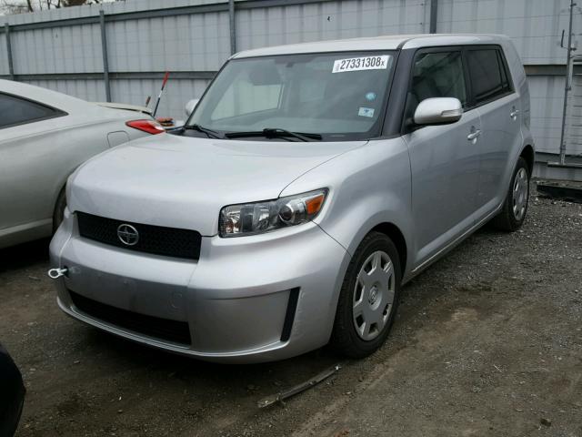 JTLKE50E391077654 - 2009 TOYOTA SCION XB GRAY photo 2