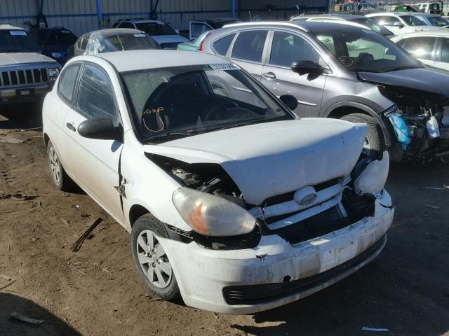 KMHCM36C29U119691 - 2009 HYUNDAI ACCENT GS WHITE photo 1