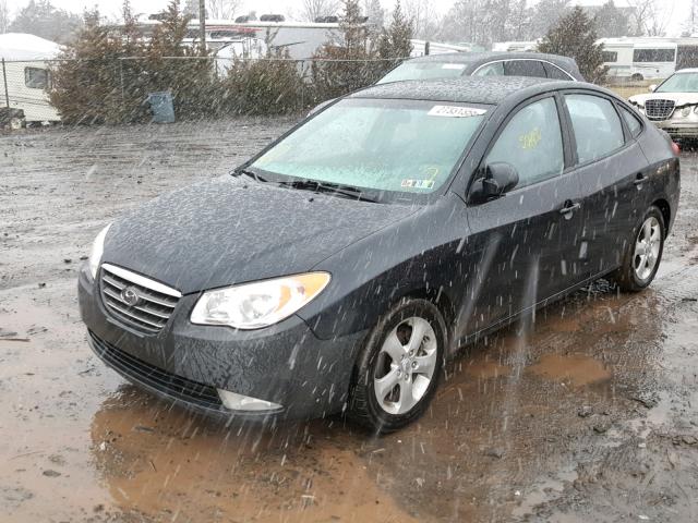 KMHDU46D68U544557 - 2008 HYUNDAI ELANTRA GL BLACK photo 2