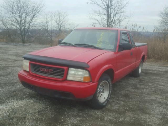 1GTCS1949Y8145098 - 2000 GMC SONOMA RED photo 2