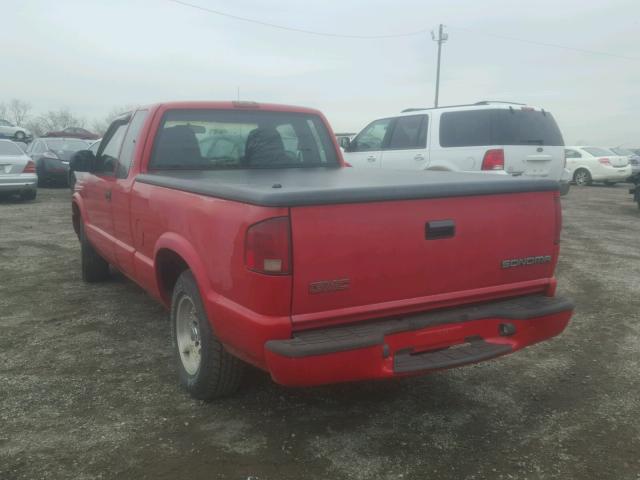 1GTCS1949Y8145098 - 2000 GMC SONOMA RED photo 3