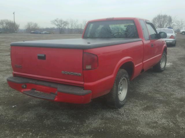 1GTCS1949Y8145098 - 2000 GMC SONOMA RED photo 4