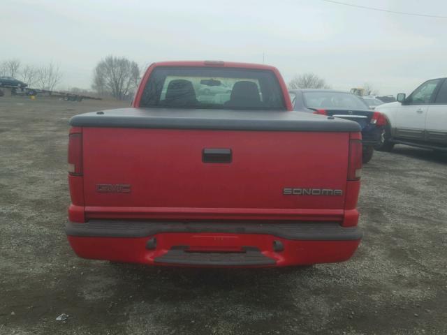 1GTCS1949Y8145098 - 2000 GMC SONOMA RED photo 6