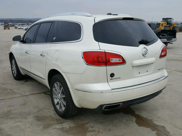 5GAKRBKD6EJ173678 - 2014 BUICK ENCLAVE WHITE photo 3