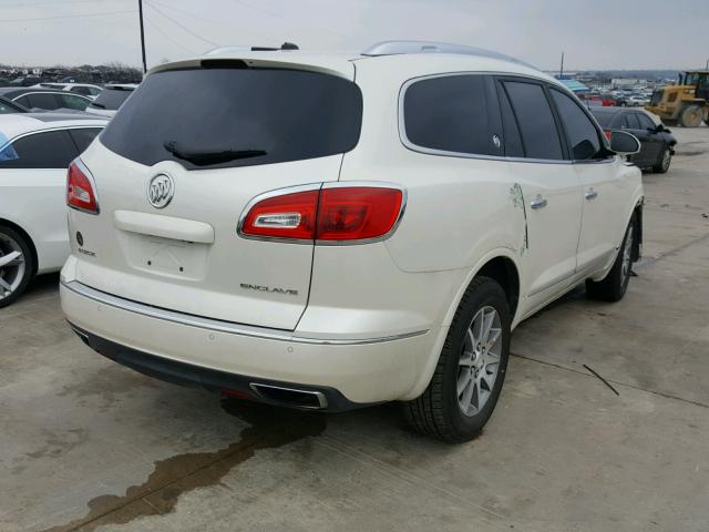 5GAKRBKD6EJ173678 - 2014 BUICK ENCLAVE WHITE photo 4