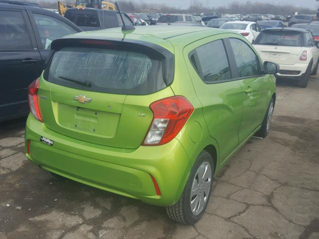 KL8CB6SA0GC567147 - 2016 CHEVROLET SPARK LS GREEN photo 4