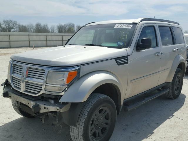 1D8GU28K48W197401 - 2008 DODGE NITRO SXT GRAY photo 2