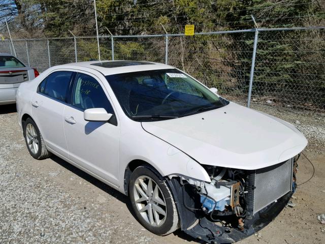 3FAHP0JAXAR365816 - 2010 FORD FUSION SEL WHITE photo 1