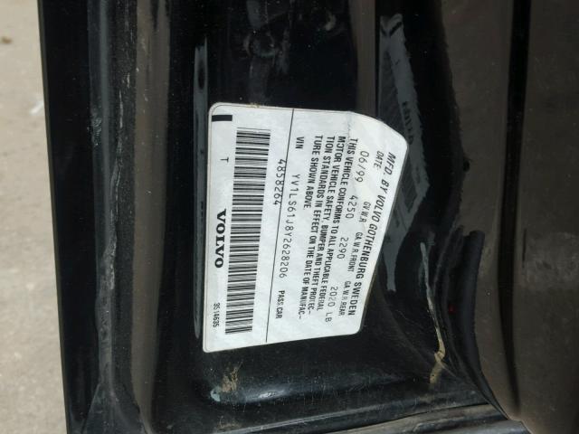 YV1LS61J8Y2628206 - 2000 VOLVO S70 BASE BLACK photo 10