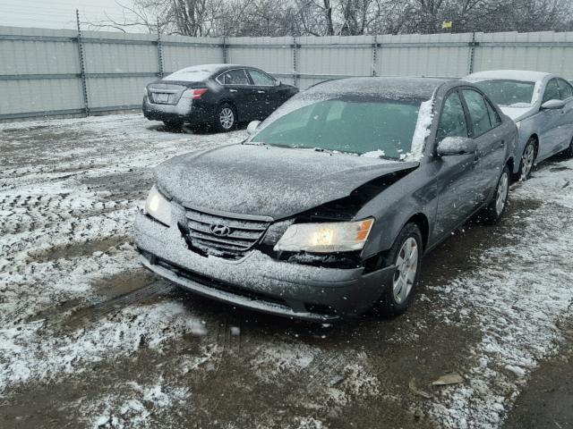 5NPET46C99H563490 - 2009 HYUNDAI SONATA GLS SILVER photo 2