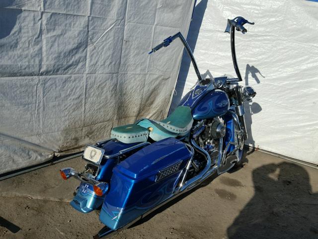 1HD1FBW383Y731067 - 2003 HARLEY-DAVIDSON FLHRI BLUE photo 4