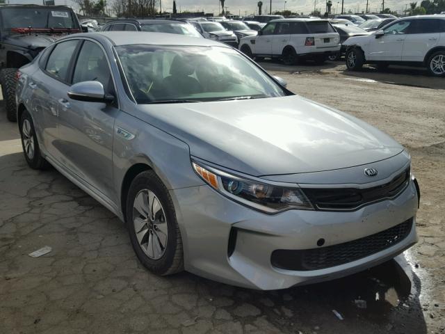 KNAGT4LC4H5008536 - 2017 KIA OPTIMA HYB SILVER photo 1