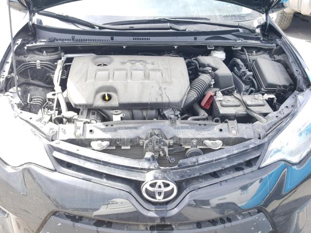 2T1BURHE8EC187549 - 2014 TOYOTA COROLLA L BLACK photo 7