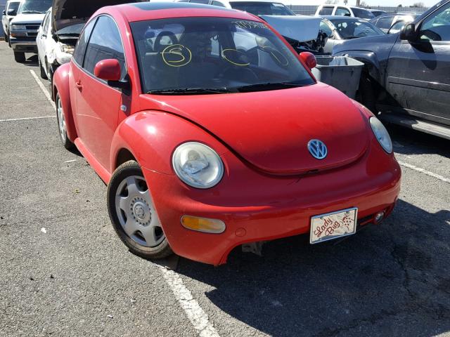 3VWCA21C2YM501301 - 2000 VOLKSWAGEN NEW BEETLE 红色 照片 1