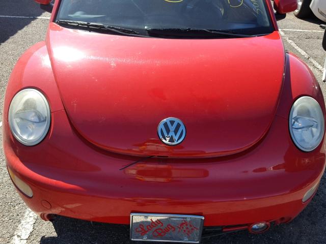 3VWCA21C2YM501301 - 2000 VOLKSWAGEN NEW BEETLE RED photo 7