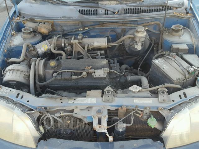 2S2AB21HXY6600306 - 2000 SUZUKI SWIFT BASE BLUE photo 7