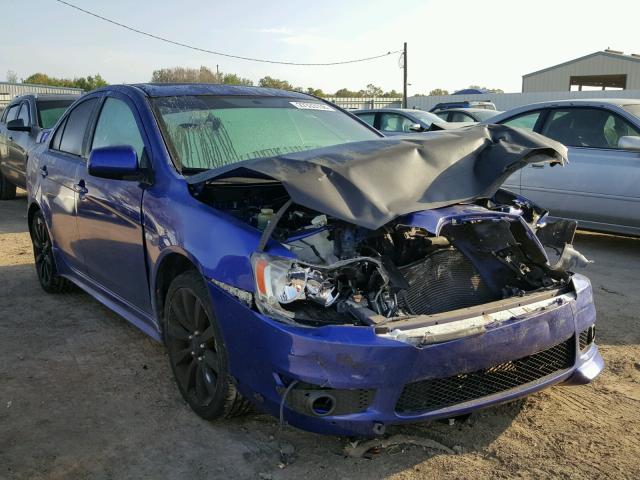 JA3AU86U98U024513 - 2008 MITSUBISHI LANCER GTS BLUE photo 1