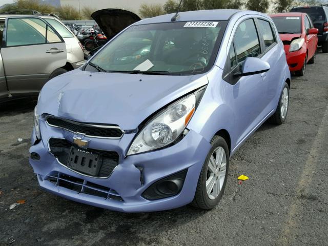 KL8CB6S91EC510216 - 2014 CHEVROLET SPARK LS PURPLE photo 2