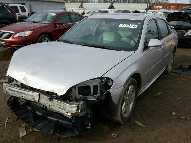 2G1WG5EK9B1217026 - 2011 CHEVROLET IMPALA LT SILVER photo 2