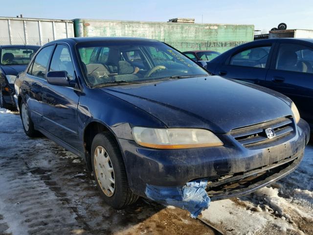 1HGCG56441A017493 - 2001 HONDA ACCORD LX BLUE photo 1