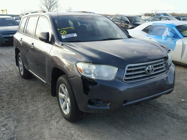 JTEES41A882056990 - 2008 TOYOTA HIGHLANDER GRAY photo 1