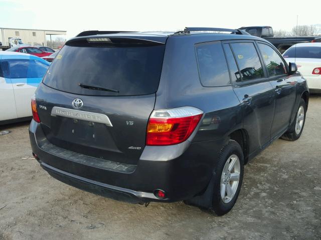 JTEES41A882056990 - 2008 TOYOTA HIGHLANDER GRAY photo 4