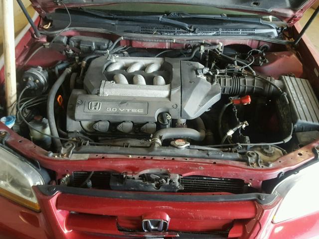 1HGCG16562A057206 - 2002 HONDA ACCORD EX RED photo 7