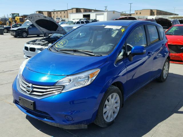 3N1CE2CP3EL412722 - 2014 NISSAN VERSA NOTE BLUE photo 2