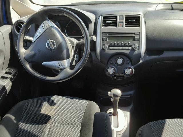 3N1CE2CP3EL412722 - 2014 NISSAN VERSA NOTE BLUE photo 9