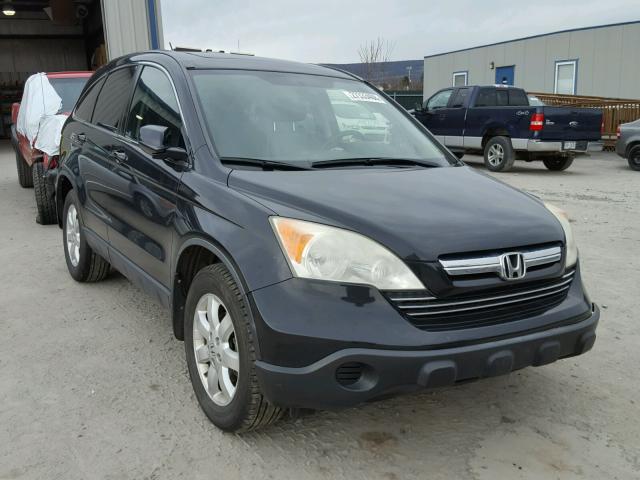 JHLRE487X7C105304 - 2007 HONDA CR-V EXL BLACK photo 1