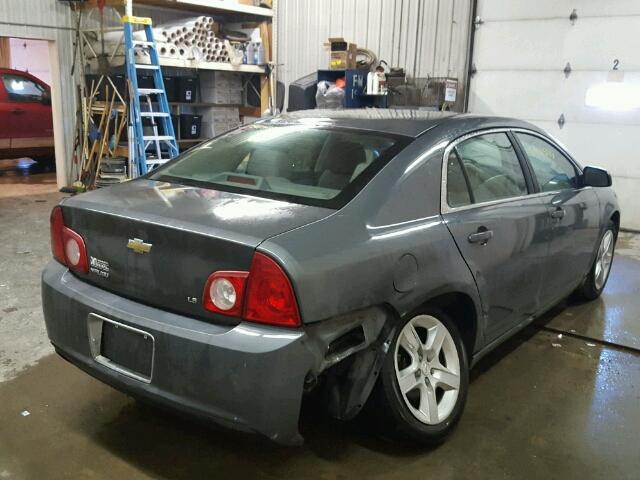 1G1ZG57B49F112049 - 2009 CHEVROLET MALIBU LS GRAY photo 4