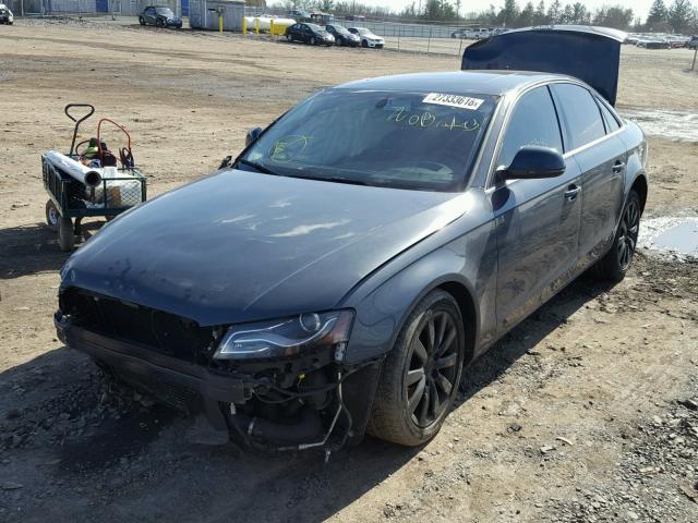 WAUSF78K89N032343 - 2009 AUDI A4 PREMIUM GRAY photo 2