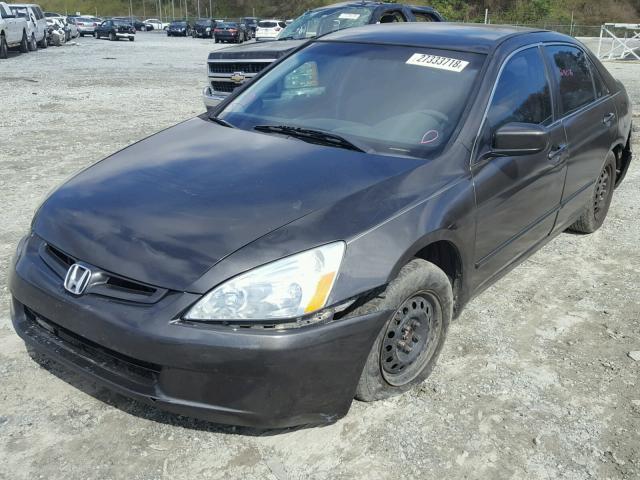 1HGCM56485L000117 - 2005 HONDA ACCORD LX CHARCOAL photo 2