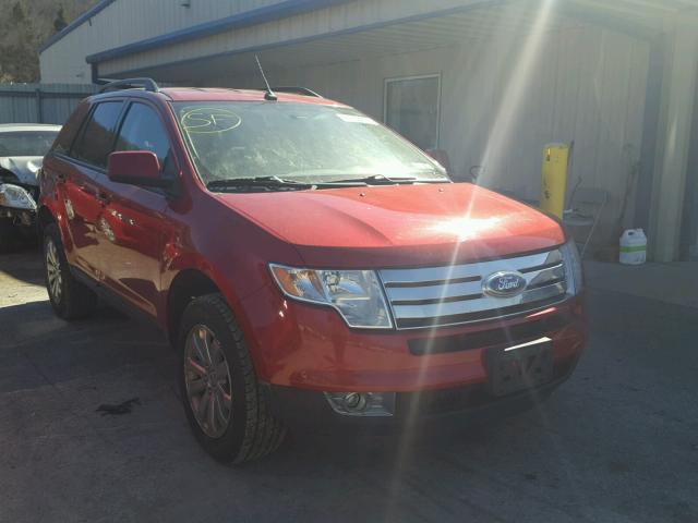 2FMDK4JC3ABB12959 - 2010 FORD EDGE SEL RED photo 1