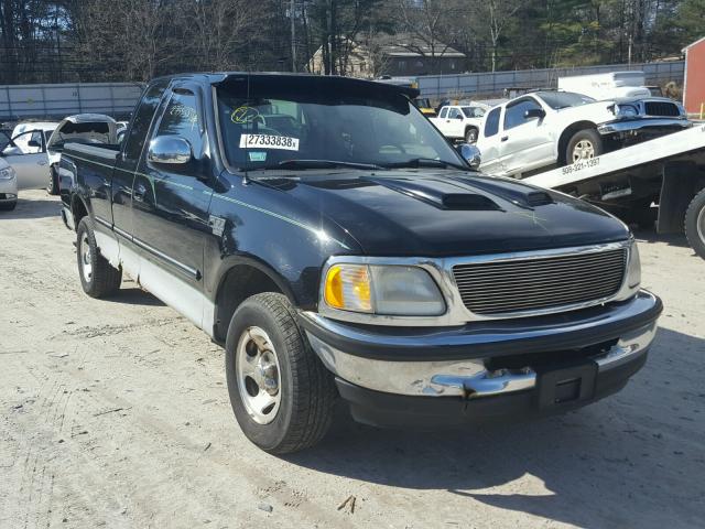 1FTZX17W2WNC04345 - 1998 FORD F150 BLACK photo 1