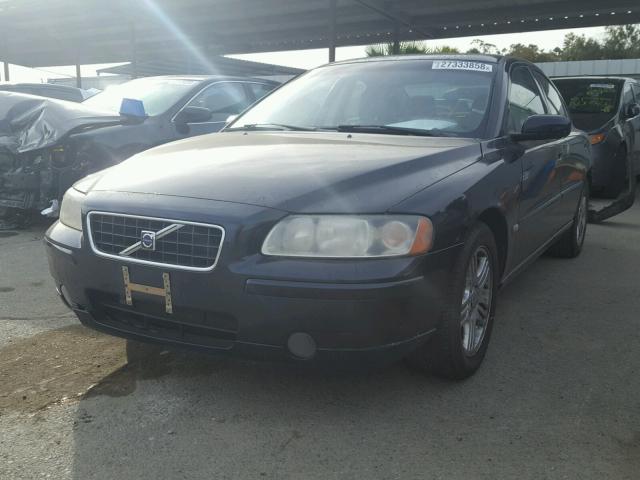 YV1RS592762508394 - 2006 VOLVO S60 2.5T BLUE photo 2