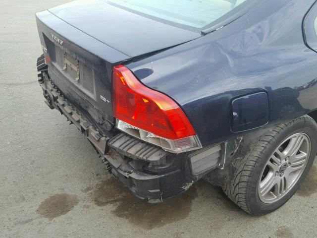 YV1RS592762508394 - 2006 VOLVO S60 2.5T BLUE photo 9