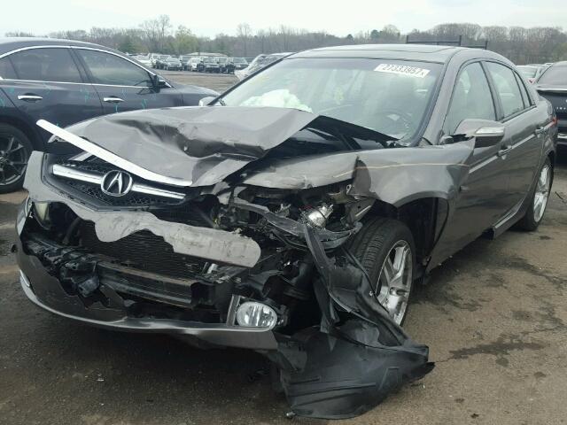 19UUA66268A027575 - 2008 ACURA TL GRAY photo 2